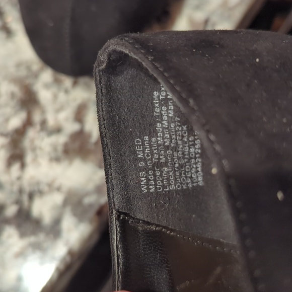 Apt 9 Women's Black Faux Suede Platform Heeled Shoes Sz 9 - Picture 5 of 5